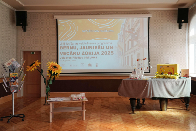 Godināti aktīvākie “Bērnu, jauniešu un vecāku žūrijas 2025” dalībnieki Jelgavā