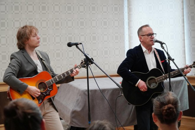 Pie mums viesos - Guntars Račs un Edvards Strazdiņš