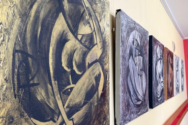 Raita Junkera gleznu personālizstāde “Domāt, redzēt, radīt” 