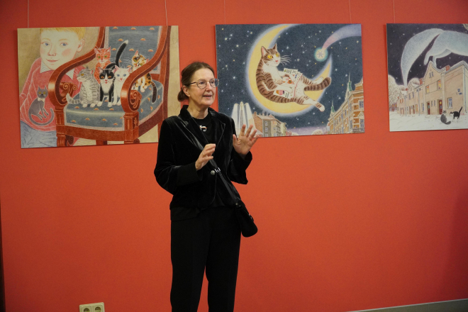 Tikšanās ar bērnu grāmatu ilustratori Anitu Paegli