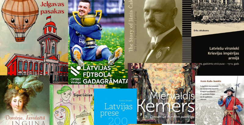 2022. gadā izdotās grāmatas un citi materiāli saistībā ar Jelgavu un apkārtni