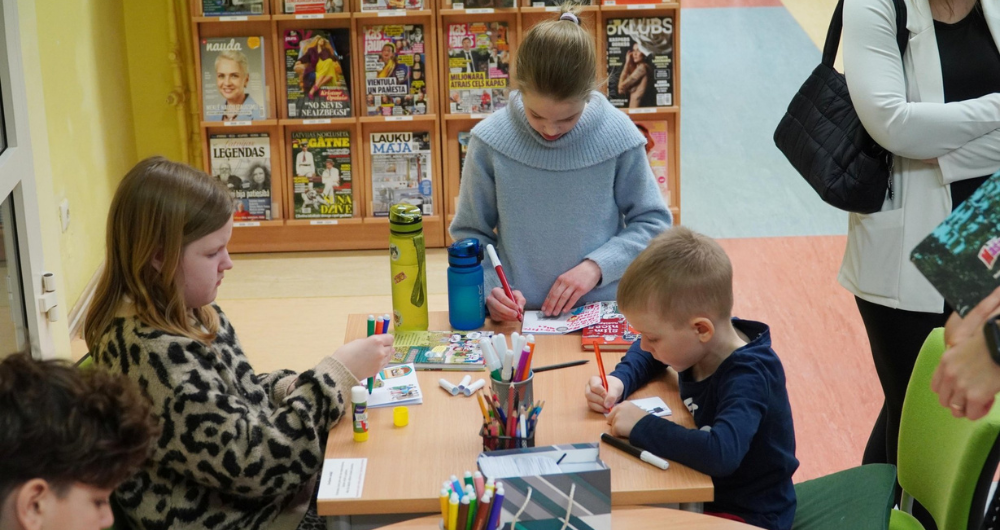 Bibliotēkā aizvadīta 