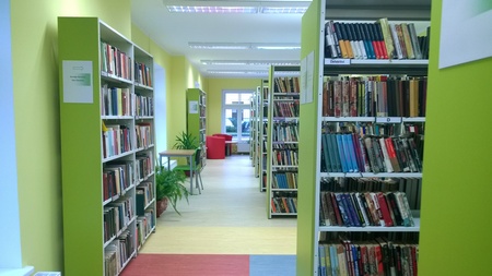 Bibliotēkas atjaunotās telpas