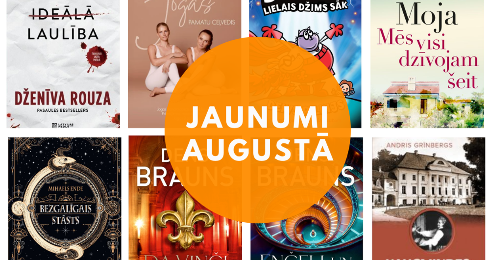 Grāmatu jaunumi augustā