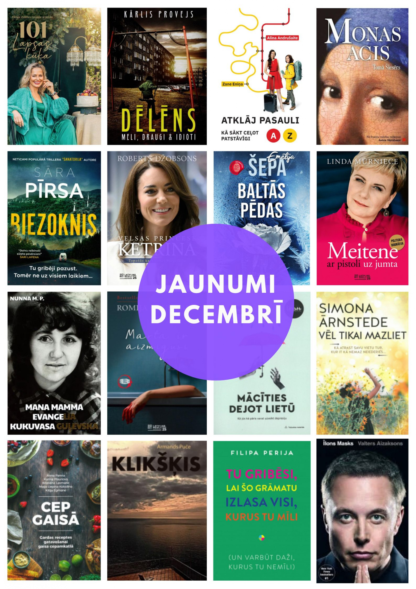 Grāmatu jaunumi decembrī (2024)