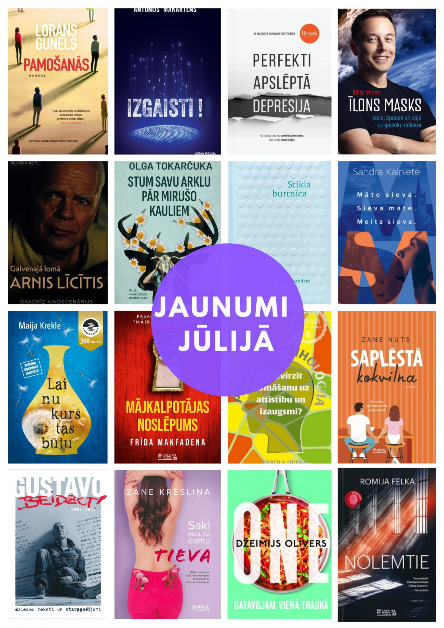 Grāmatu jaunumi jūlijā (2024)