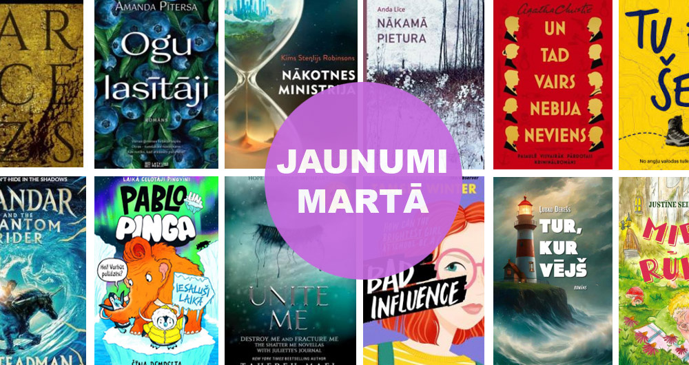 Grāmatu jaunumi martā