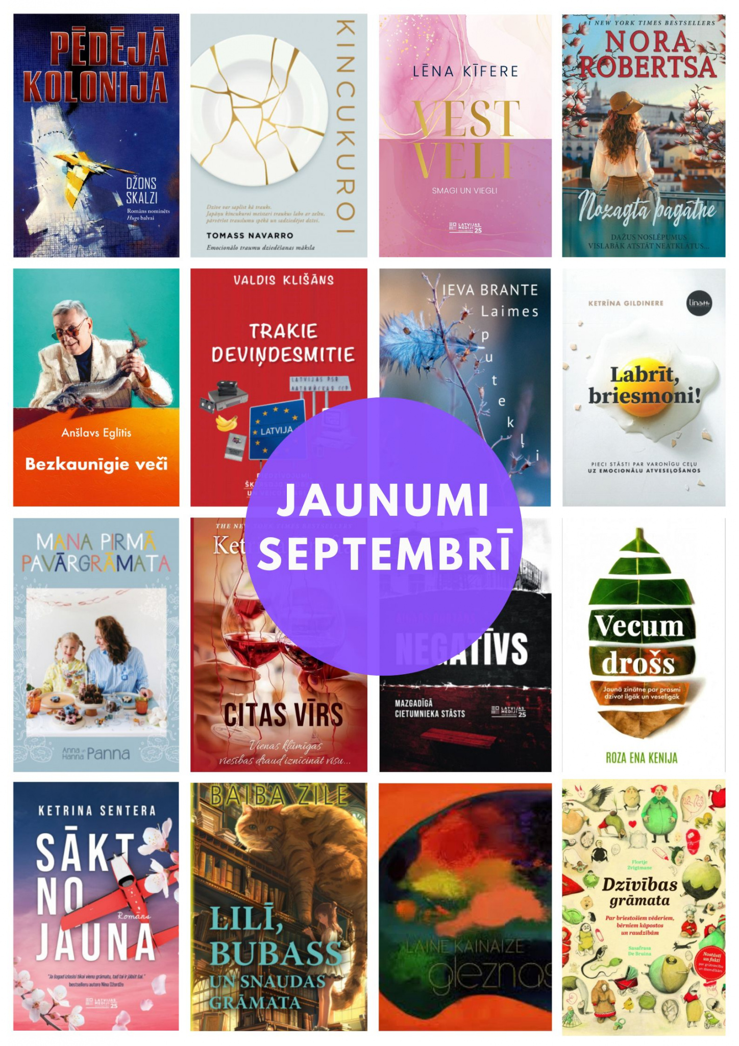 Grāmatu jaunumi septembrī (2024)