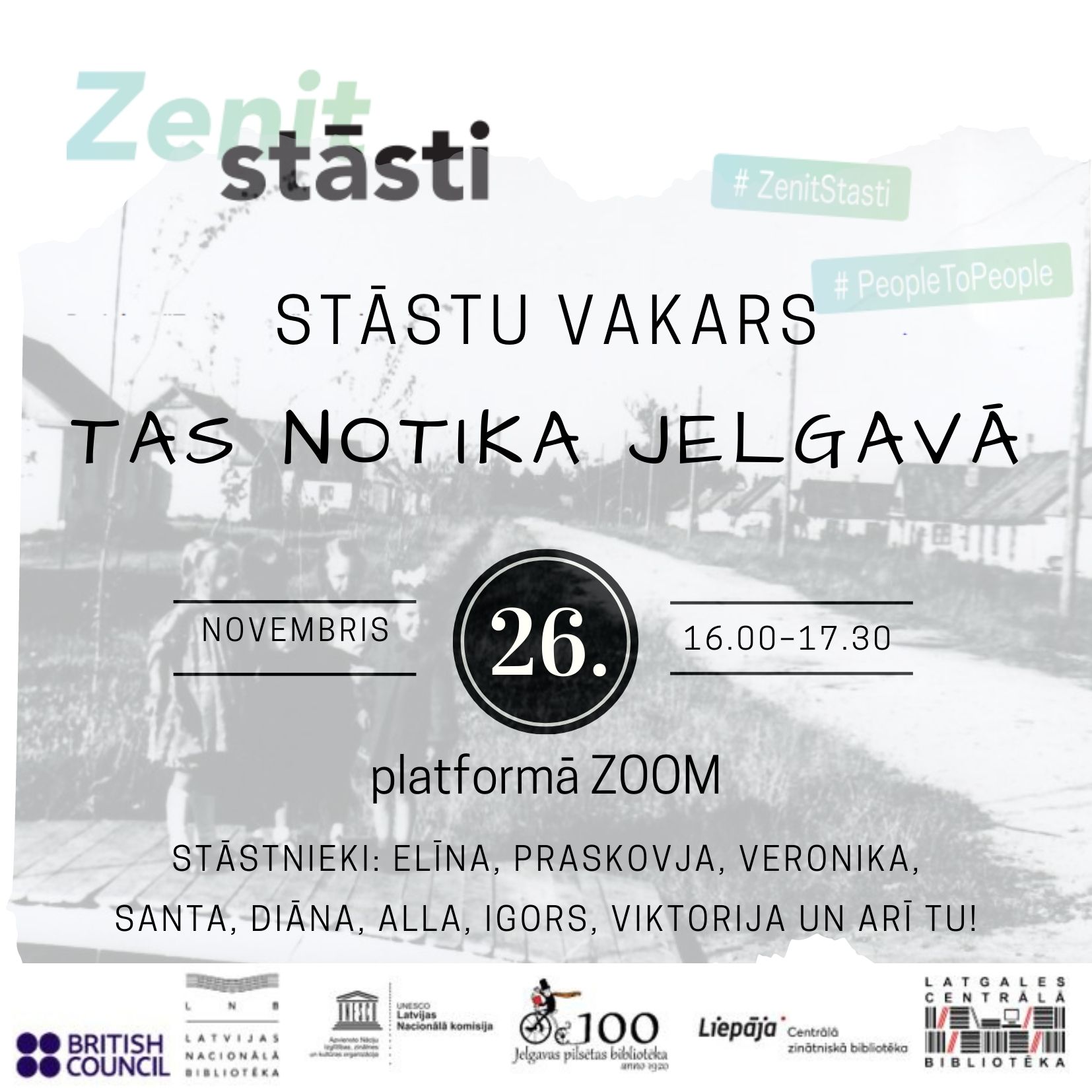 Jelgavā norisināsies pirmais “ZENIT stāstu” vakars