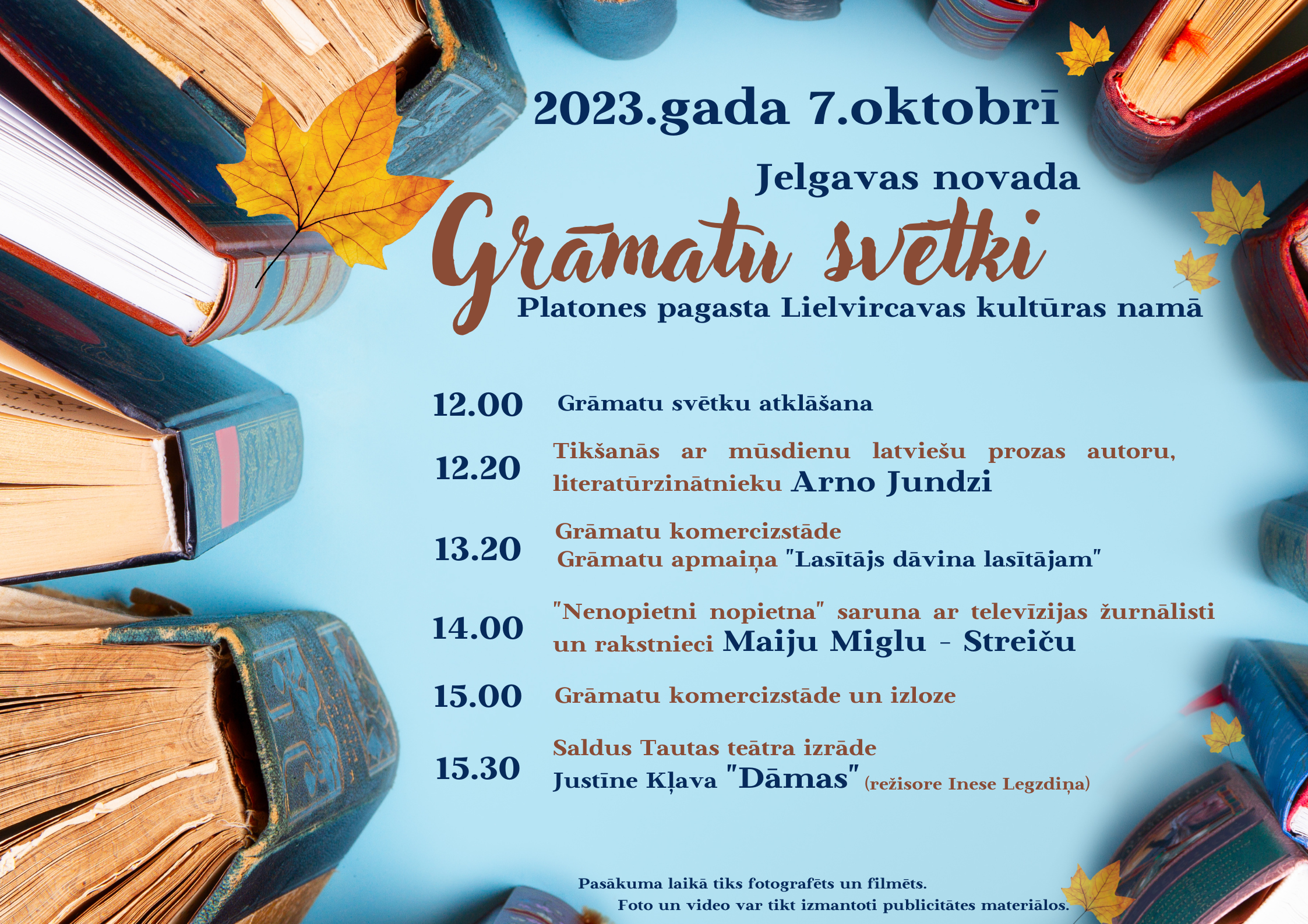 Jelgavas novads ielūdz uz Grāmatu svētkiem 2023