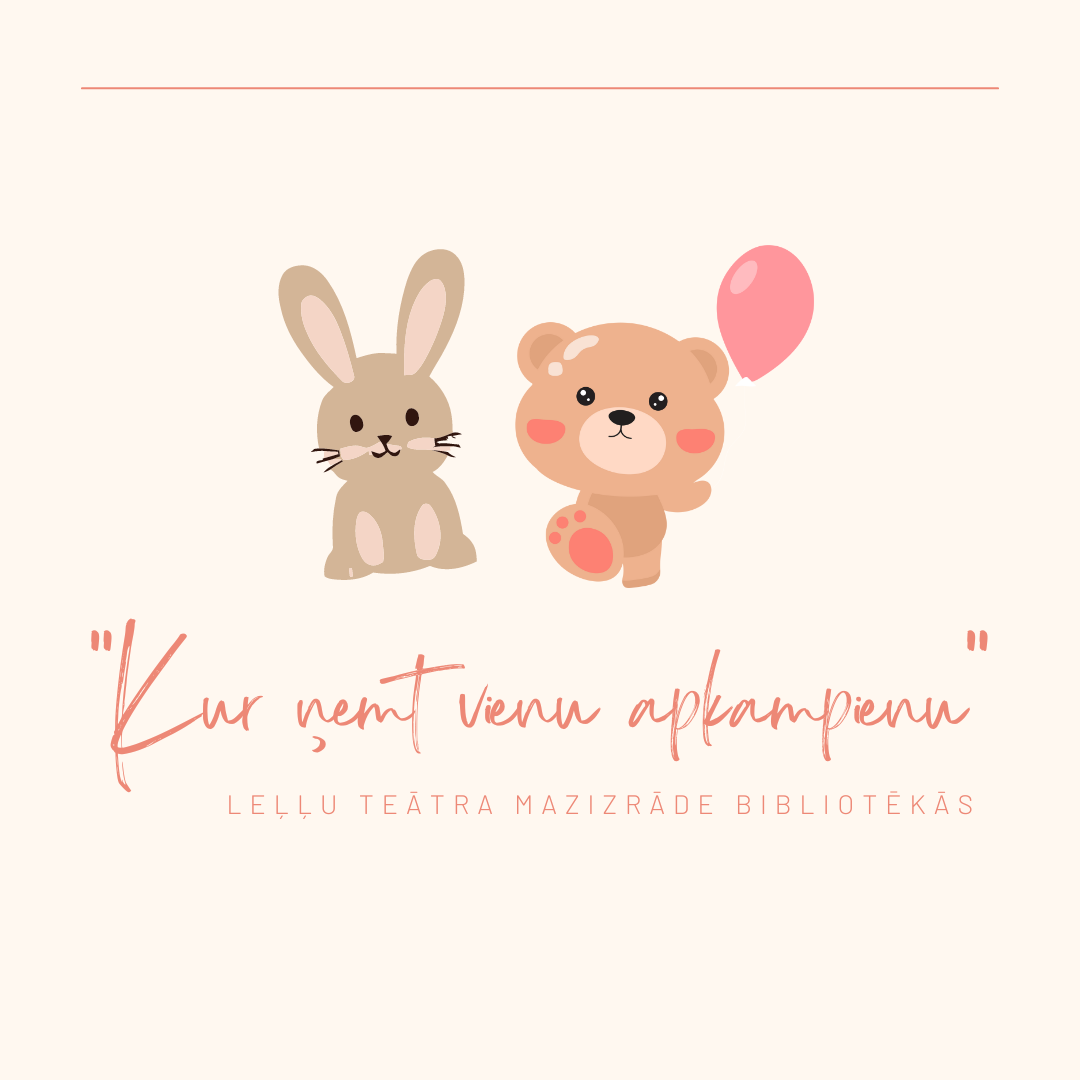 Jelgavas Pilsētas bibliotēka un filiālbibliotēkas piedāvā leļļu teātra mazizrādi