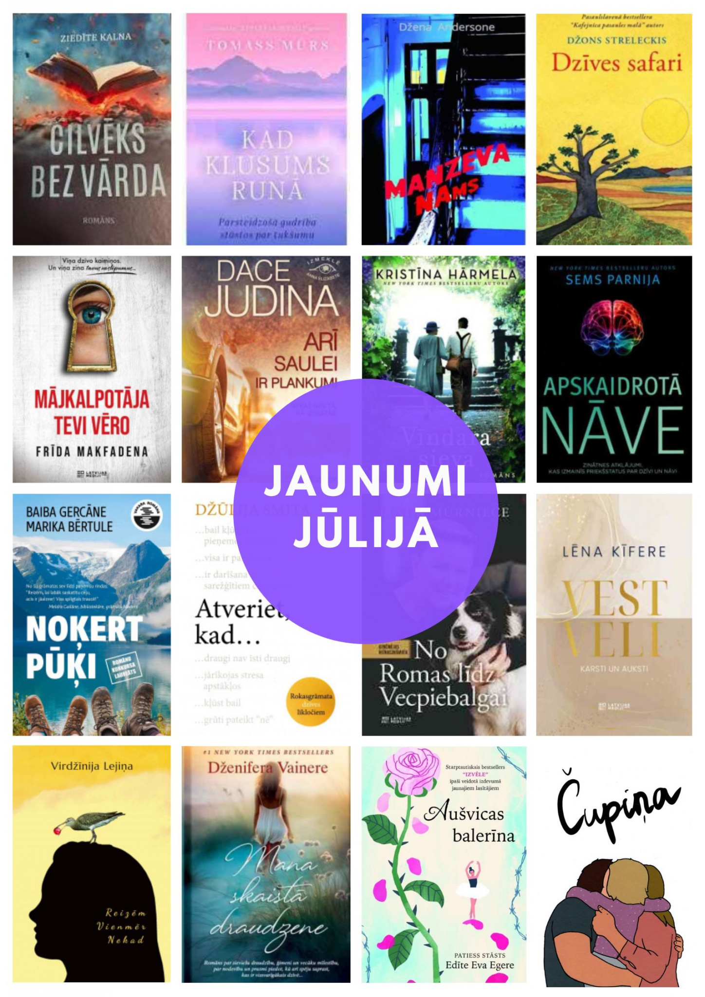 Jūlija jaunieguvumi (2025)
