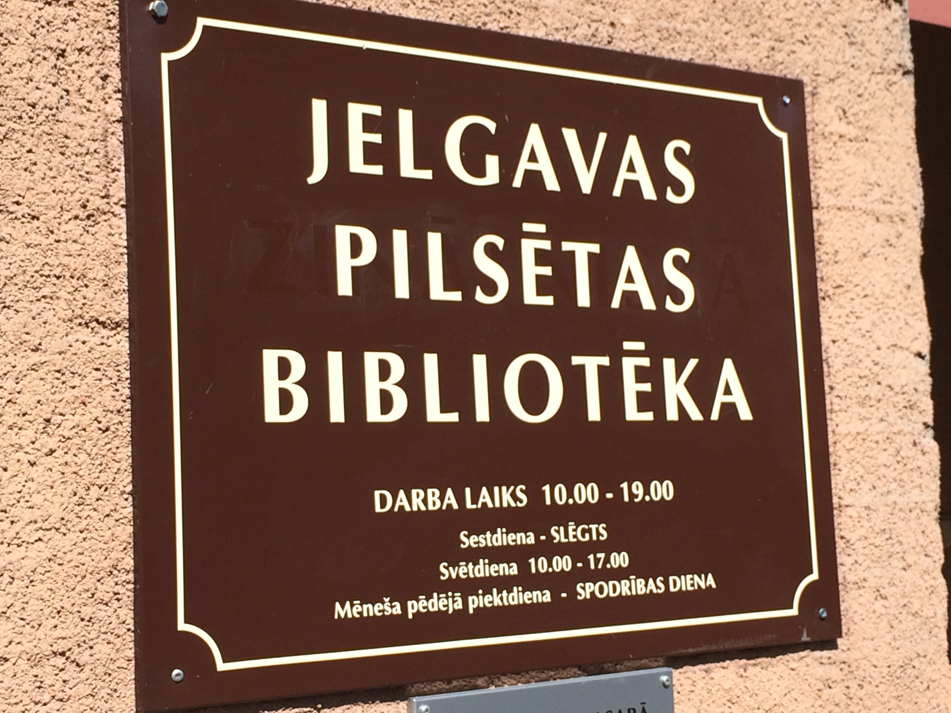 Mainīts Jelgavas Zinātniskās bibliotēkas nosaukums