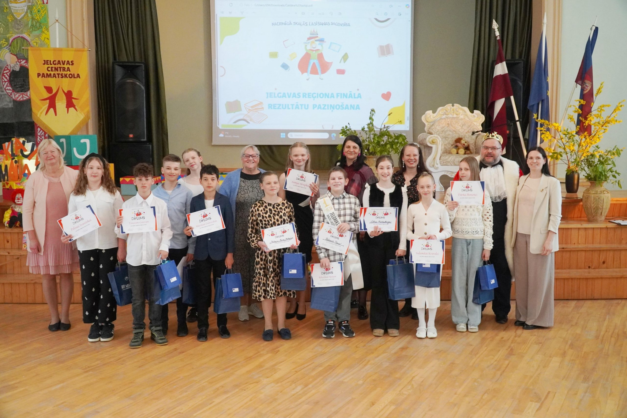 Noskaidroti Jelgavas reģiona Skaļās lasīšanas sacensību uzvarētāji