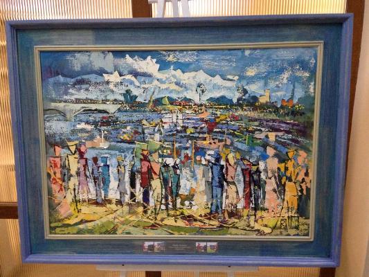 Raita Junkera gleznu izstāde