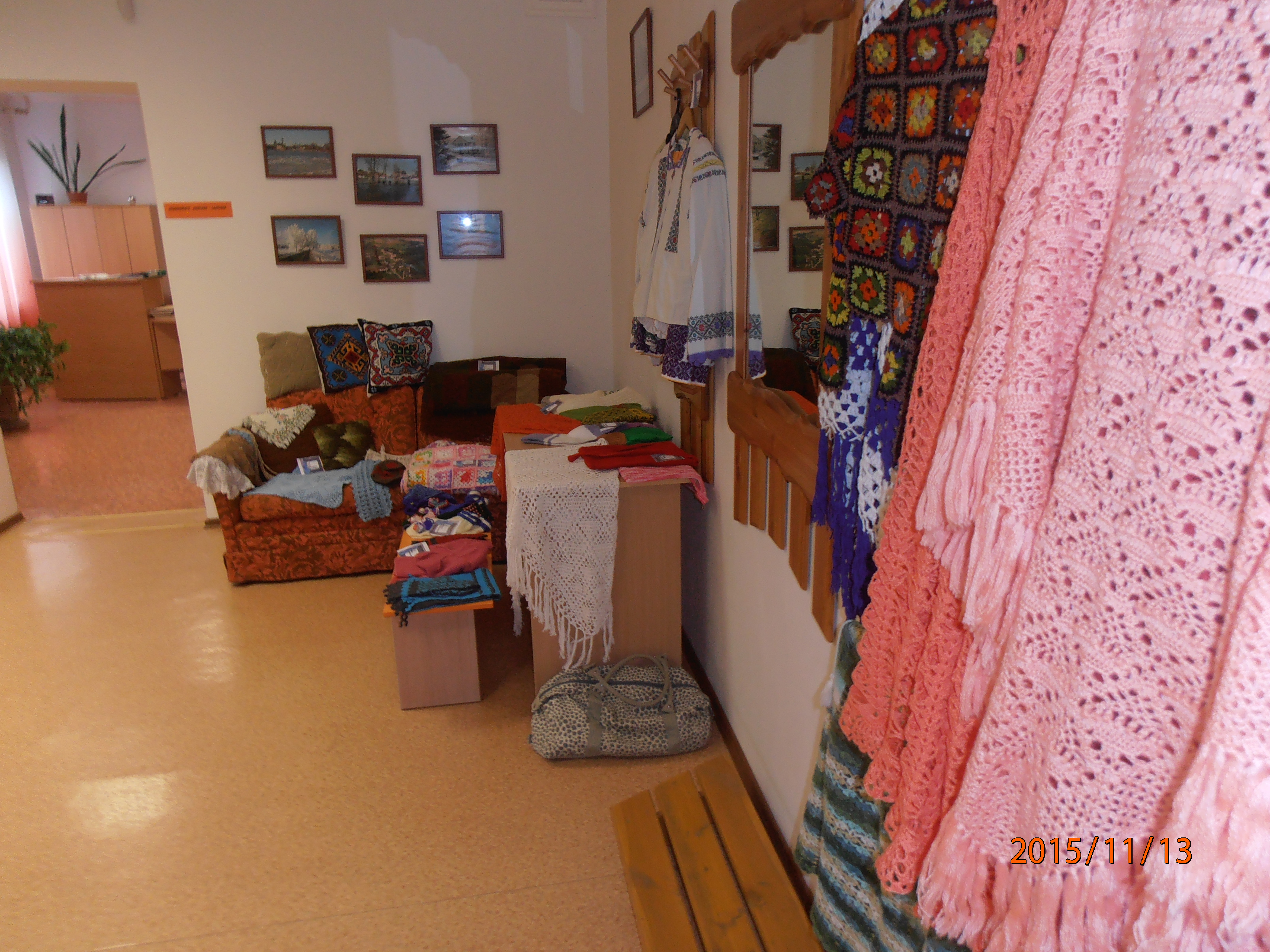 Rokdarbu izstāde Vircavas bibliotēkā