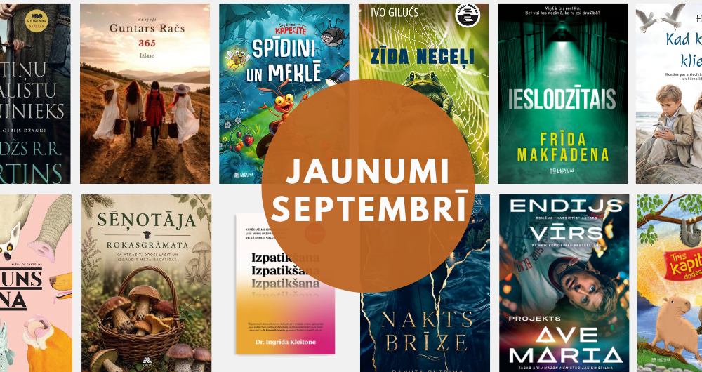 Septembra grāmatu jaunumi