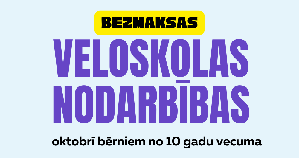Skolēnu rudens brīvlaikā – Veloskolas un radošās aktivitātes 