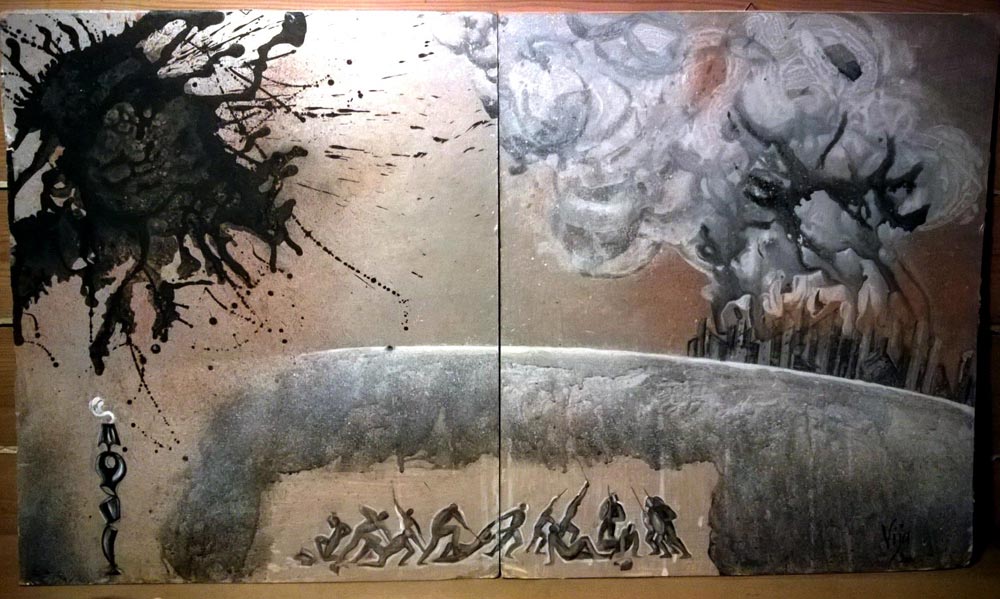 Vijas Spekkes izstāde „Bēgļi – gūstekņi”