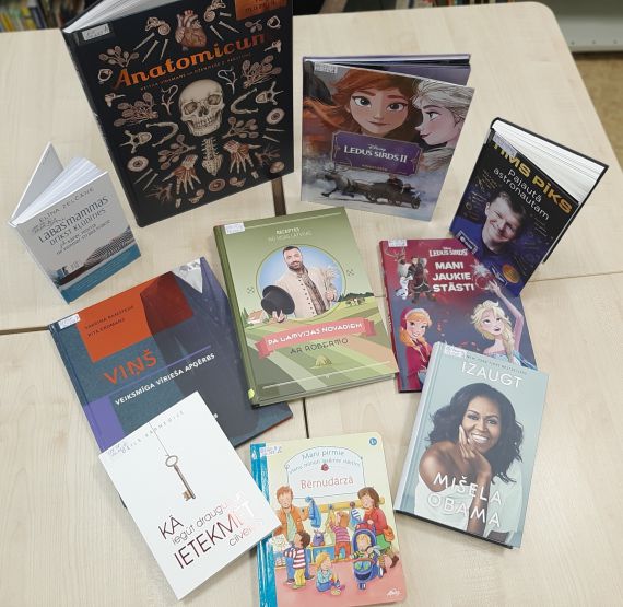 16. janvārī - Jauno grāmatu diena Jelgavas pilsētas bibliotēkā