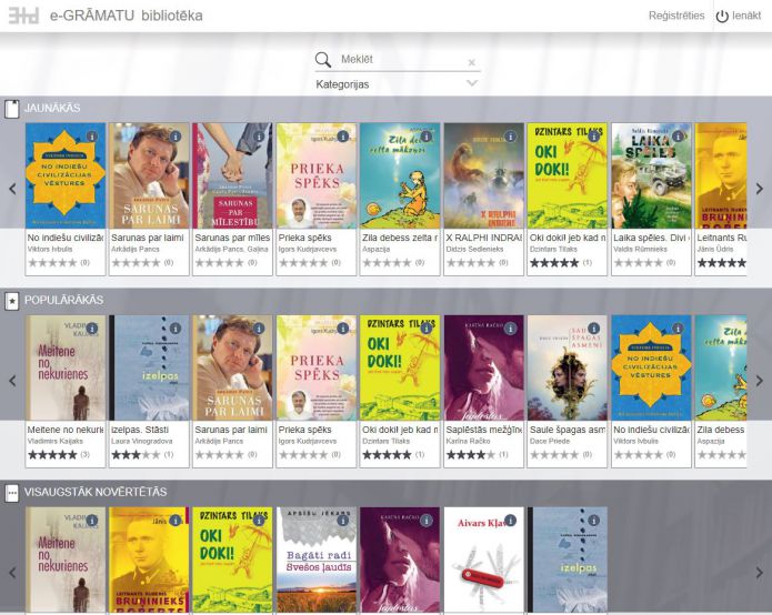 3TD e-grāmatu bibliotēkā literatūra latviešu valodā lasāma bez maksas