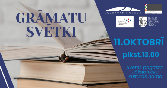Aicinām uz Jelgavas novada Grāmatu svētkiem 2024!