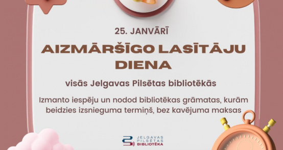 Aizmāršīgo lasītāju diena 25. janvārī