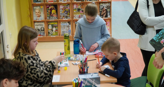 Bibliotēkā aizvadīta 