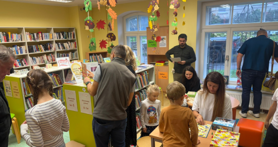 Bibliotēkā aizvadīta rudens Ģimenes diena 