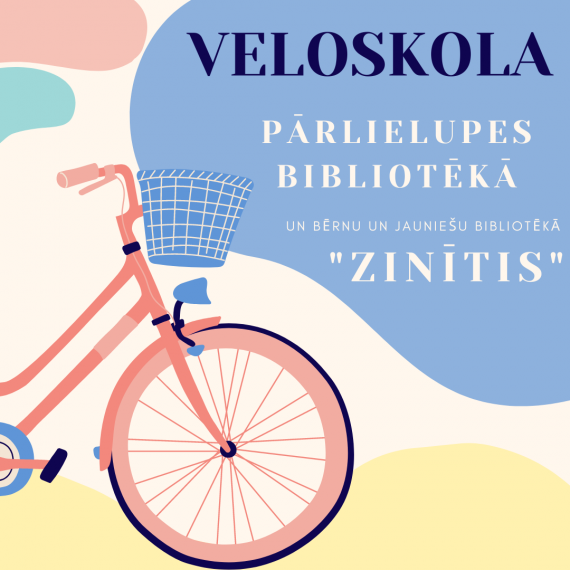 Bibliotēkas aicina pieteikties bezmaksas veloskolas nodarbībām skolēnu brīvlaikā