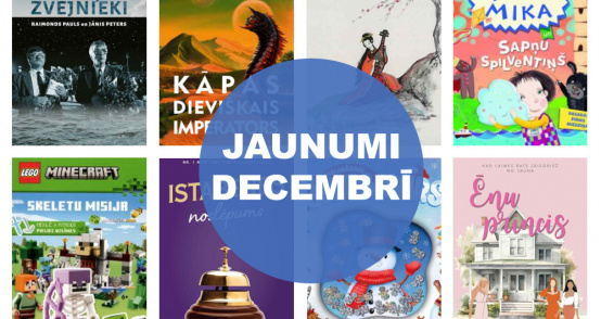 Decembra grāmatu jaunumi bibliotēkā 