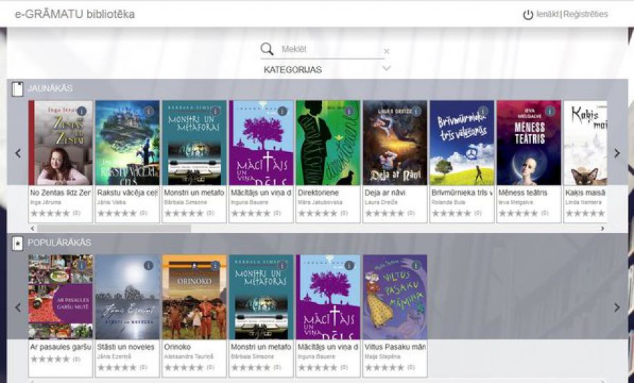 e-GRĀMATU bibliotēkas izmēģinājumprojekts arī JPB!