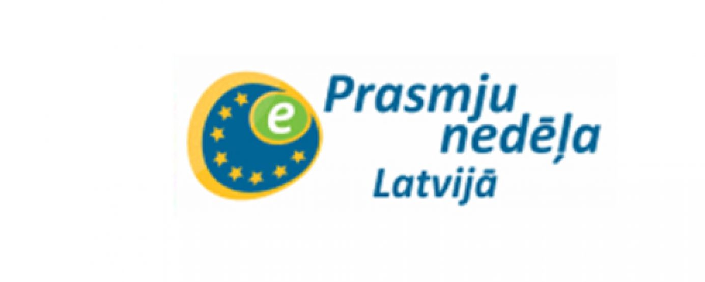 Eiropas e-prasmju nedēļa Jelgavas bibliotēkās