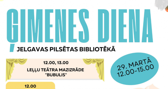 Ielūdzam uz Ģimenes dienu bibliotēkā