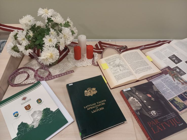 Izstāde “Pieminot 1919” Miezītes bibliotēkā