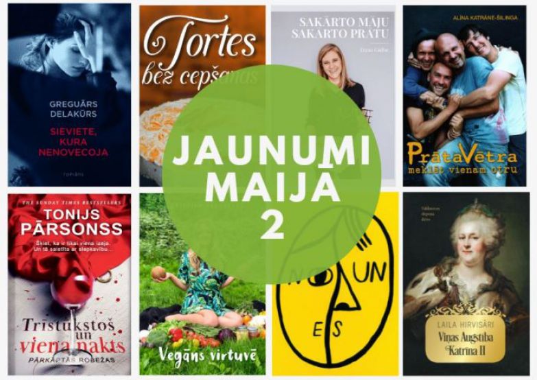 Jaunās grāmatas pavasara ziedu krāsņumā