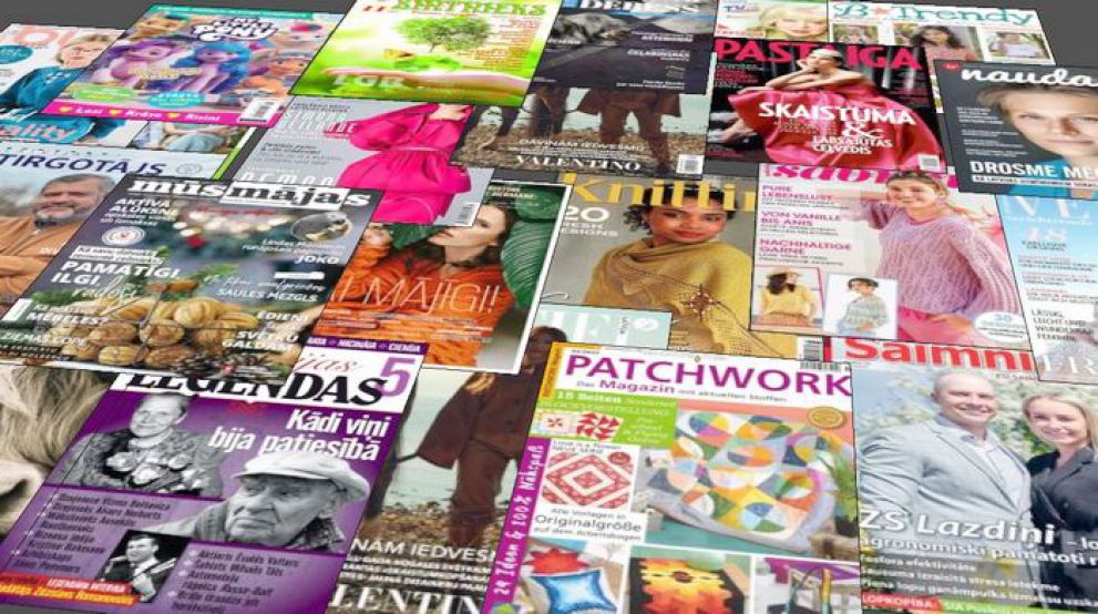 Jaunumi uz žurnālu galda