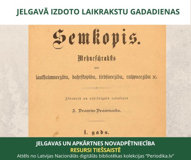 Jelgavā izdoto laikrakstu gadadienas