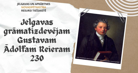 Jelgavas grāmatizdevējam Gustavam Ādolfam Reieram 230