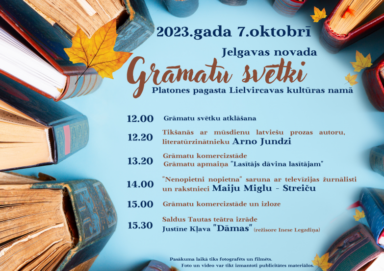 Jelgavas novads ielūdz uz Grāmatu svētkiem 2023