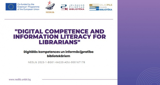Jelgavas Pilsētas bibliotēkā aizvadīts Erasmus+ projekta NEDLib rezultātu izplatīšanas pasākums