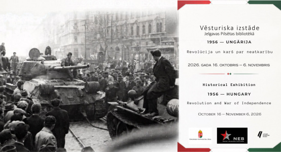 Jelgavas Pilsētas bibliotēkā atklāj izstādi par 1956. gada Ungārijas revolūciju 