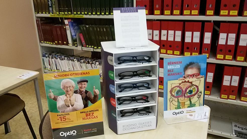 Lasītāji var saņemt brilles lasīšanai