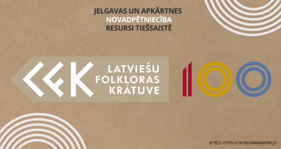 Latviešu folkloras krātuvei 100