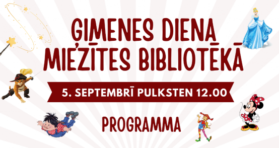 Miezītes bibliotēka aicina uz Ģimenes dienu