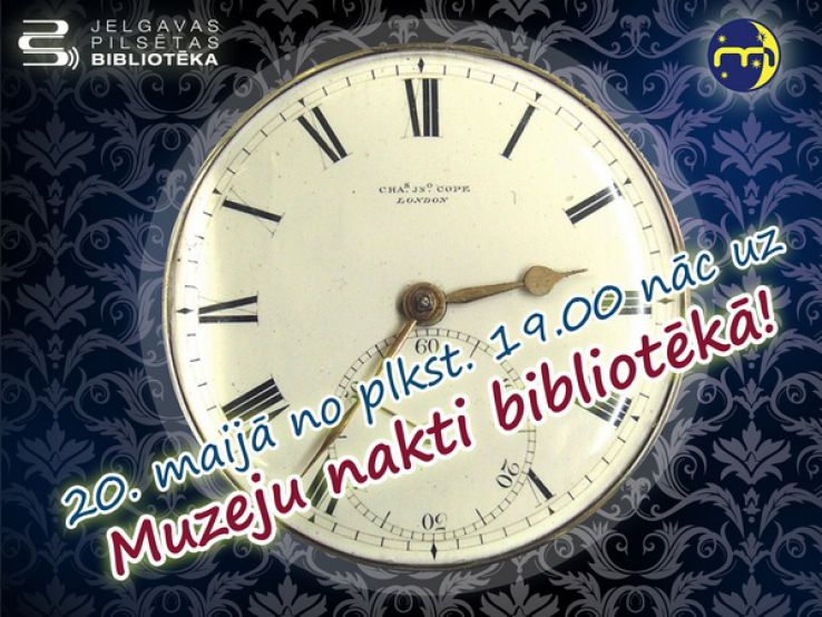Muzeju nakts bibliotēkā 20.maijā