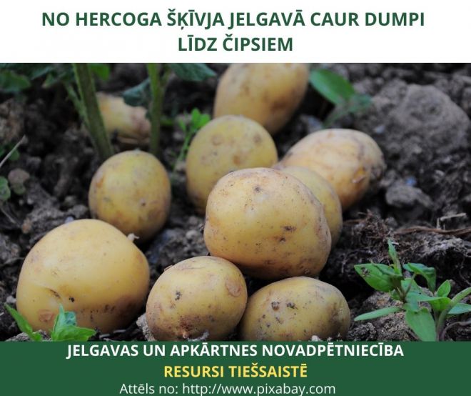No hercoga šķīvja Jelgavā caur dumpi līdz čipsiem
