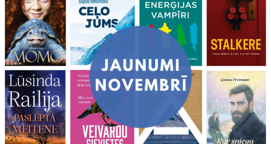 Novembra grāmatu jaunumi bibliotēkā 