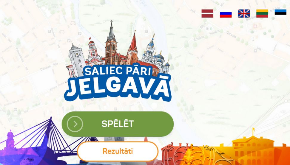 Piedalies spēlē “Saliec pāri Jelgavā” un laimē balvu