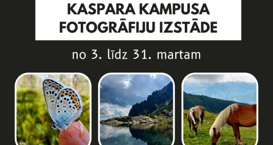 Pilsētas bibliotēkā skatāma Kaspara Kampusa fotogrāfiju izstāde